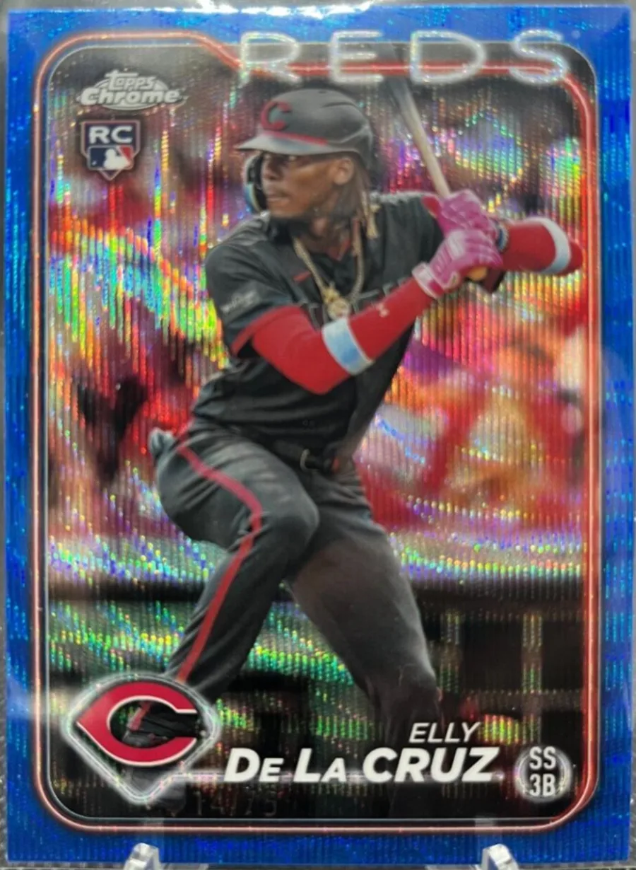 Elly De La Cruz [Blue Wave Refractor] #44