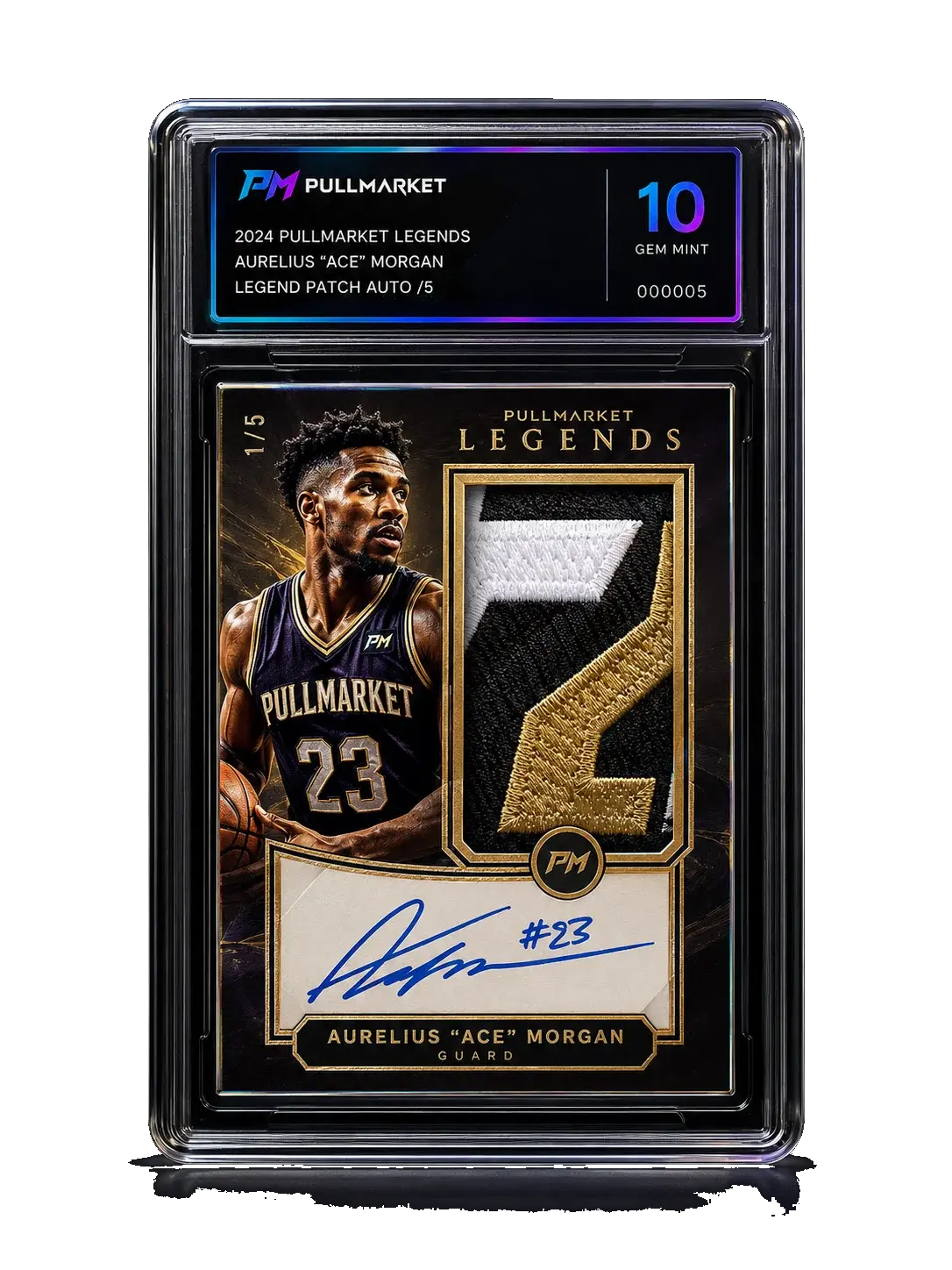 Aurelius Ace Morgan collectible card pull