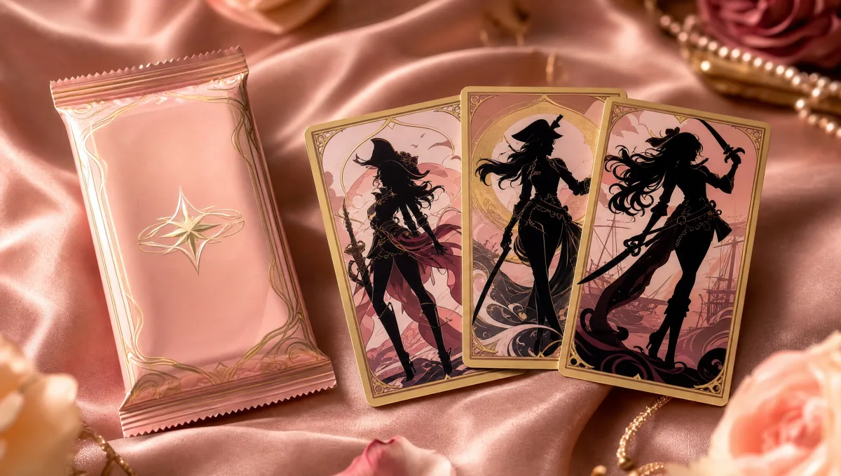 One Piece Card Game Extra Booster Heroines Edition EB-03 product family: a sealed booster box fanned out top-down with a single Heroines booster pack standing upright, and the nine SP alternate-art cards (Nami, Robin, Boa Hancock, Uta, Vivi, Reiju, Perona, Koala, Tashigi) fanned in the background with the Uta Manga Rare offset to the right, oval-frame portrait art reflected on a deep-blue gradient backdrop