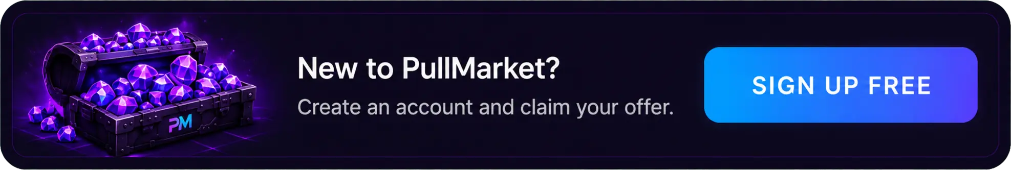 New to Pullmarket? Create an account and sign up free.