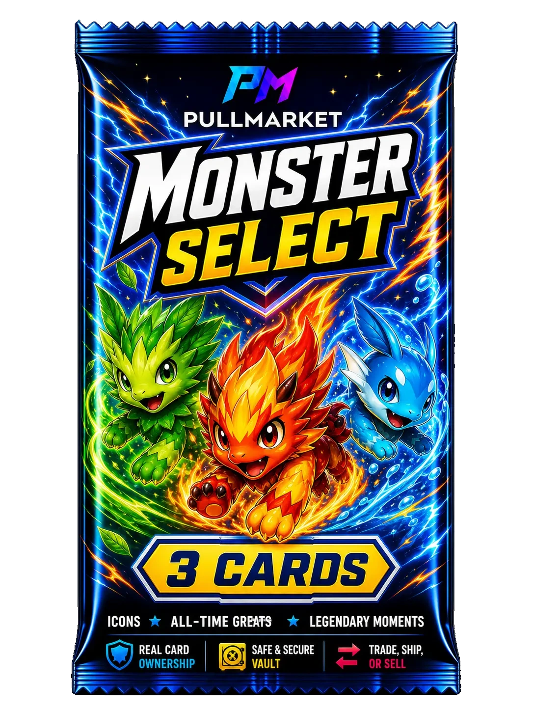 Monster Select (Pokemon) - 3 Cards artwork