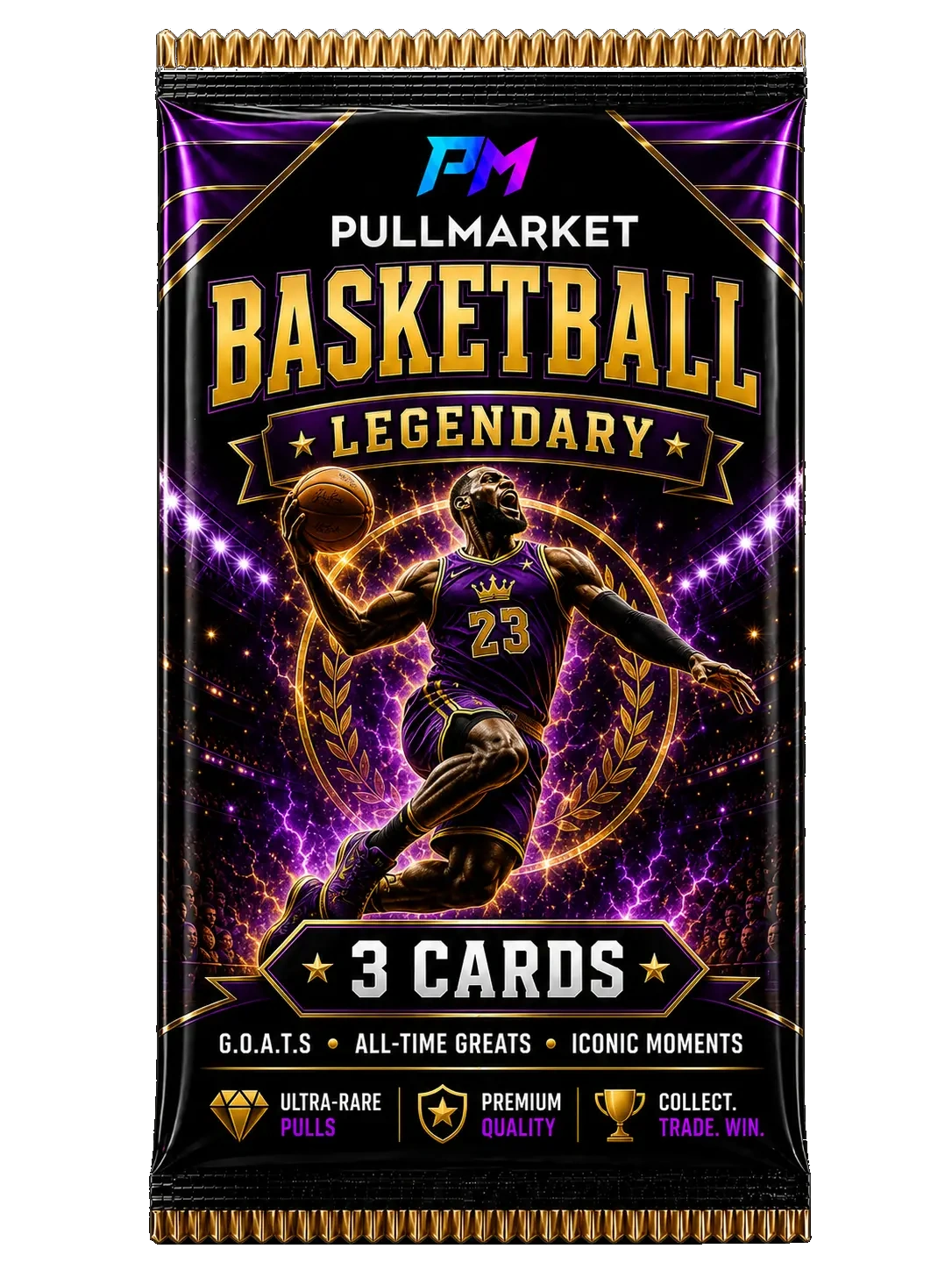 Basketball Legendary - 3 Cards artwork