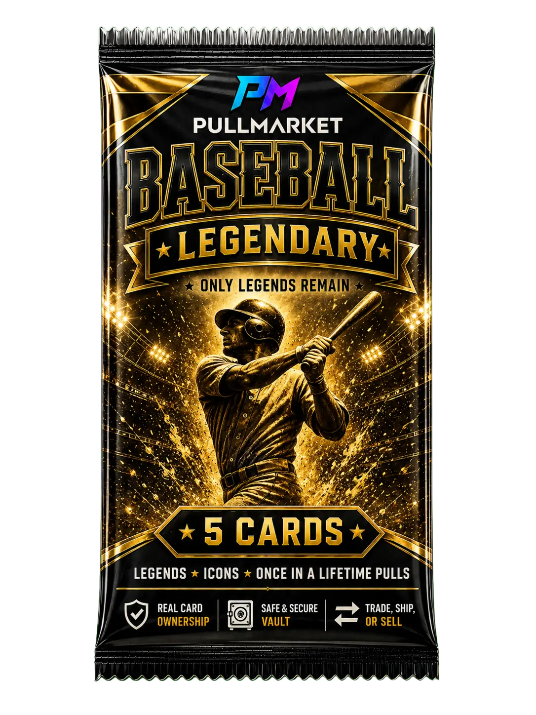 Baseball Legendary - 5 Cards artwork
