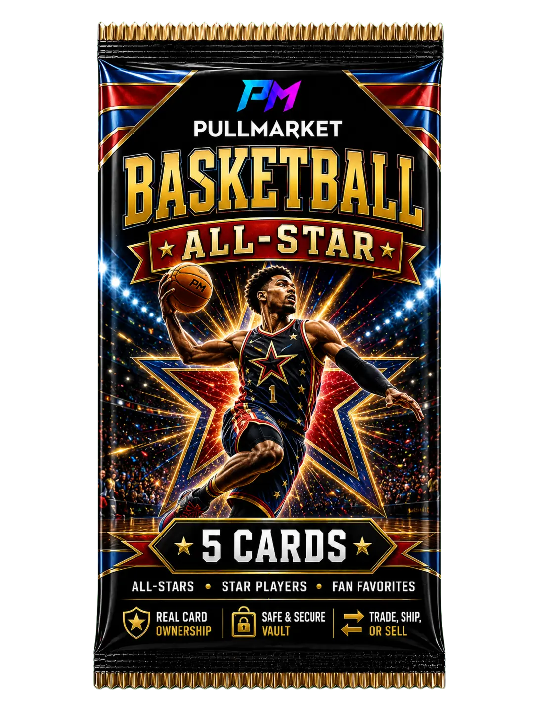 Basketball All-Star - 5 Cards artwork